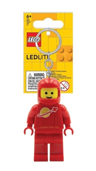 LEGO LED Sleutelhanger Classic Spaceman ROOD