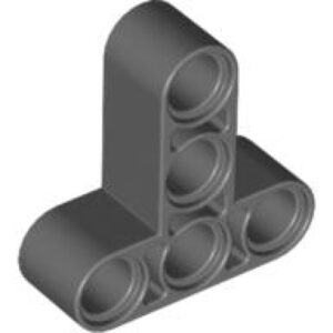 LEGO Liftarm 3x3 T-stuk DONKERGRIJS (100 stuks)