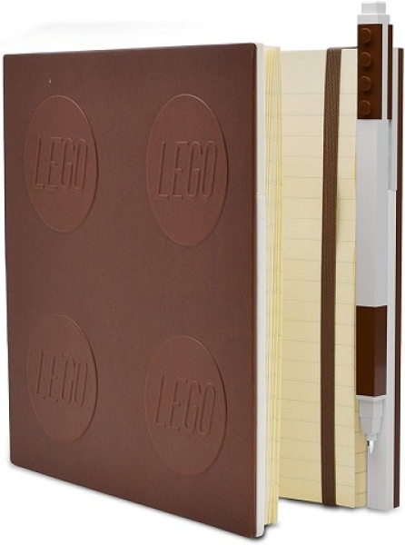 LEGO Notitieboek Deluxe met Pen BRUIN