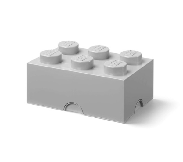LEGO Opbergbox 6 LICHTGRIJS