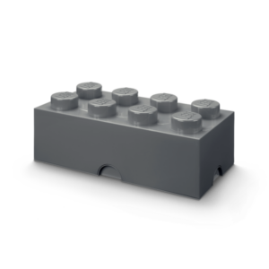 LEGO Opbergbox 8 DONKERGRIJS