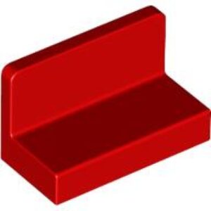 LEGO Paneel 1x2x1 ROOD (100 stuks)