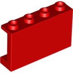LEGO Paneel 1x4x2 ROOD (100 stuks)