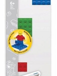 LEGO Pennendoos WIT met Platen en Minifiguur