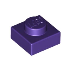 LEGO Plaat 1x1 PAARS (100 stuks)