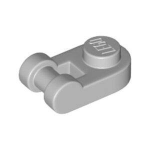 LEGO Plaat 1x1 Rond met Hendel LICHTGRIJS (100 stuks)