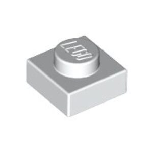 LEGO Plaat 1x1 WIT (100 stuks)