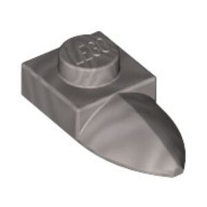 LEGO Plaat 1x1 met Tand ZILVERKLEURIG (100 stuks)