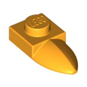 LEGO Plaat 1x1 met Tand OKERGEEL (100 stuks)
