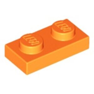 LEGO Plaat 1x2 ORANJE (100 stuks)