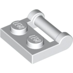 LEGO Plaat 1x2 met Hendel WIT (100 stuks)
