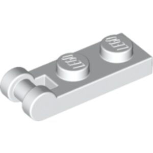 LEGO Plaat 1x2 met Hendel op Eind WIT (100 stuks)