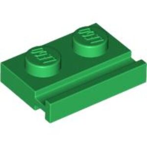 LEGO Plaat 1x2 met Deurrail GROEN (100 stuks)