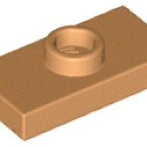 LEGO Plaat 1x2 met Nop NOUGAT (100 stuks)