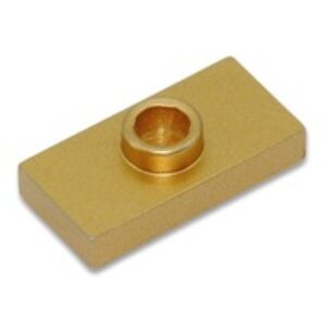 LEGO Plaat 1x2 met Nop METALLIC GOUD (100 stuks)