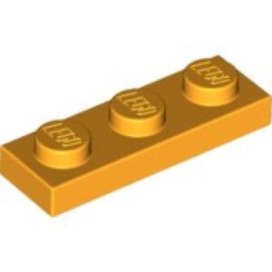 LEGO Plaat 1x3 OKERGEEL (100 stuks)