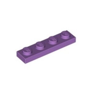 LEGO Plaat 1x4 LAVENDEL (100 stuks)