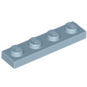 LEGO Plaat 1x4 ZANDBLAUW (100 stuks)