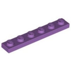 LEGO Plaat 1x6 LAVENDEL(100 stuks)