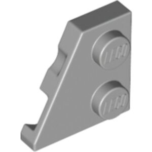 LEGO Plaat 2x2 Wedge Links LICHTGRIJS (100 stuks)