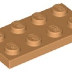 LEGO Plaat 2x4 NOUGAT (100 stuks)