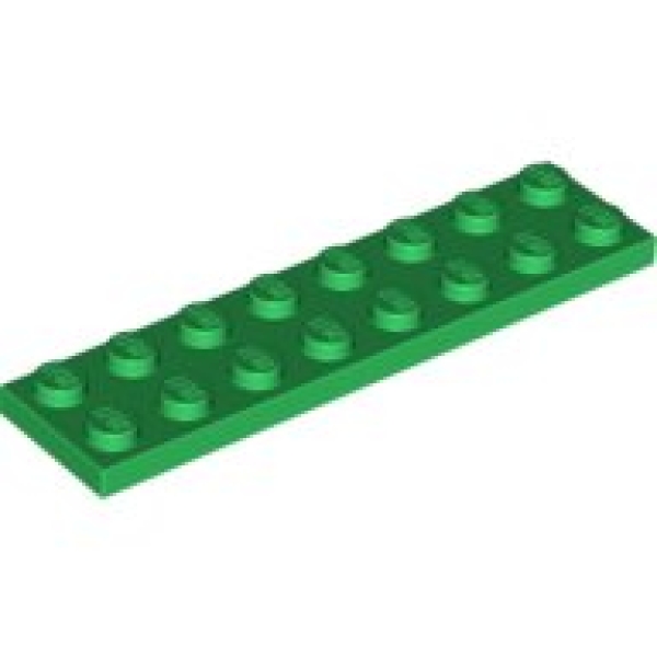 LEGO Plaat 2x8 GROEN (100 stuks)