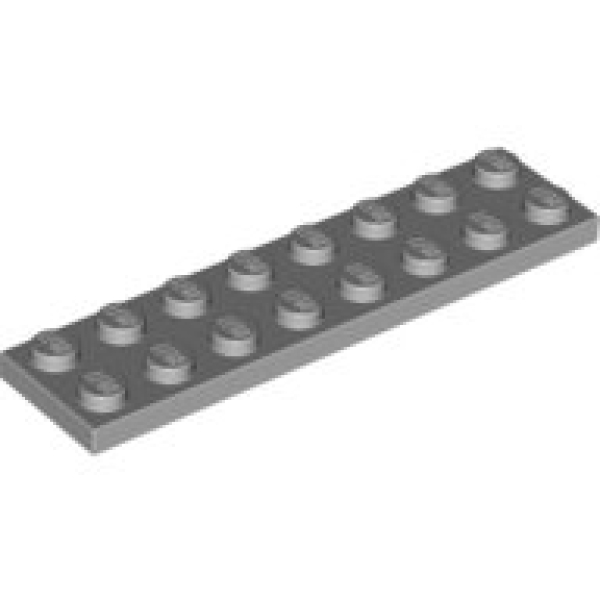 LEGO Plaat 2x8 LICHTGRIJS (100 stuks)