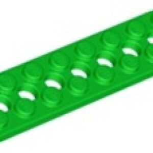 LEGO Plaat 2x8 met Gaten HELDERGROEN (100 stuks)