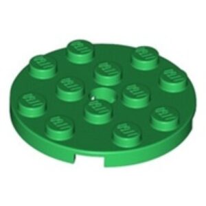 LEGO Plaat 4x4 Rond GROEN (100 stuks)