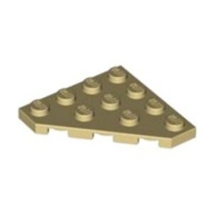 LEGO Plaat 4x4 Wedge BEIGE (100 stuks)