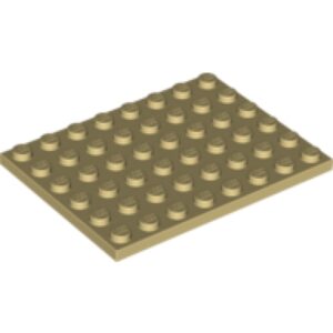LEGO Plaat 6x8 BEIGE (10 stuks)