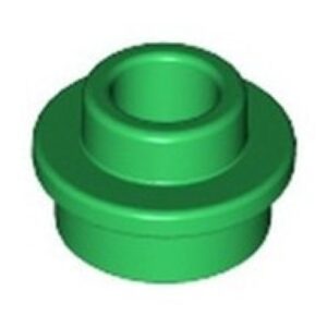 LEGO Plaat Rond 1x1 Open Nop GROEN (100 stuks)
