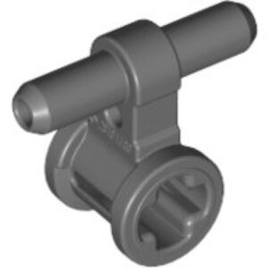 LEGO Pneumatisch Verbinding met Bush DONKERGRIJS (100 stuks)