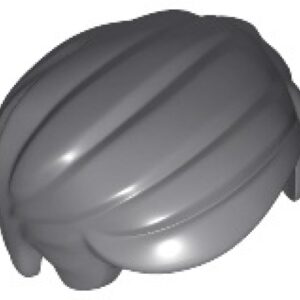 LEGO Pruik Zijwaarts Gekamd DONKERGRIJS (10 stuks)