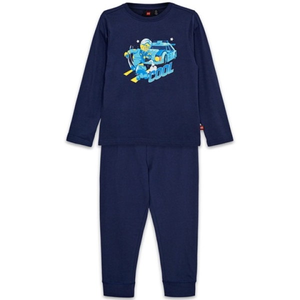 LEGO Pyjama City DONKERBLAUW (LWARIS 114- Maat 116)