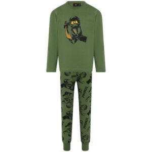 LEGO Pyjama Ninjago KAKI GROEN (LWALEX 611 - Maat 104)