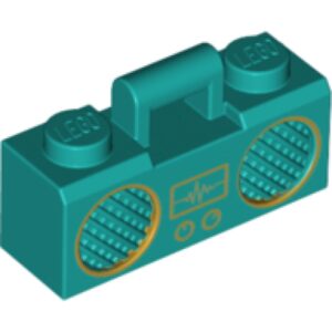 LEGO Radio Boom Box DONKERTURQUOISE