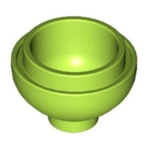 LEGO Ronde Schaal 2x2 LIMEGROEN (10 stuks)