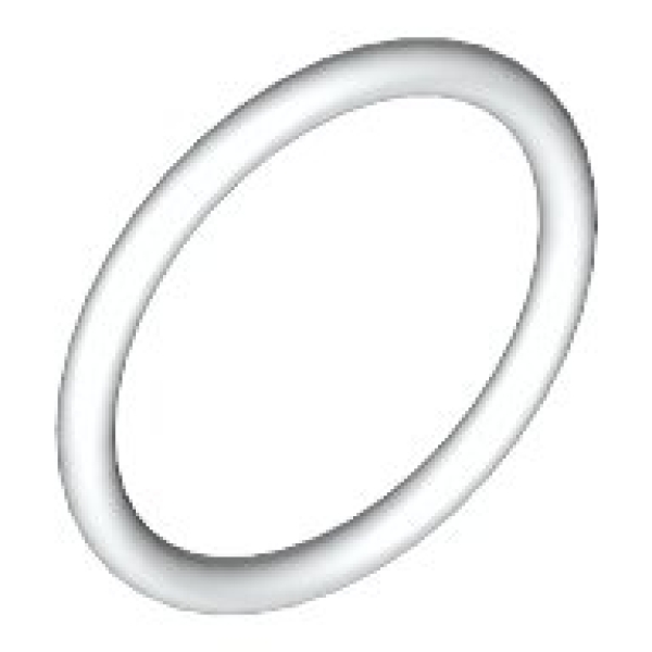 LEGO Rubber Band 2x2 WIT (10 stuks)