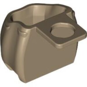 LEGO Rugzak Open DONKERBEIGE (10 stuks)