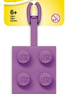 LEGO Bagagelabel Steen 2x4 LAVENDEL