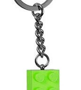 LEGO Sleutelhanger Steen 2x4 LIMEGROEN