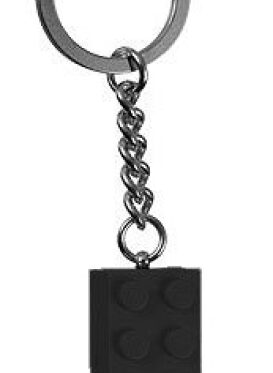 LEGO Sleutelhanger Steen 2×4 ZWART