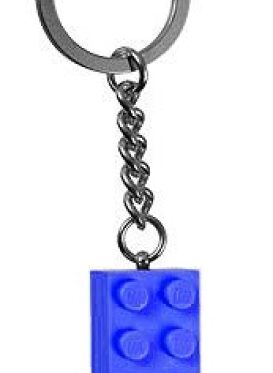 LEGO Sleutelhanger Steen 2×4 BLAUW