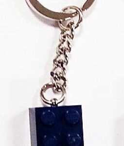 LEGO Sleutelhanger Steen 2x4 DONKERBLAUW