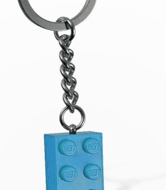 LEGO Sleutelhanger Steen 2×4 DONKERAZUUR