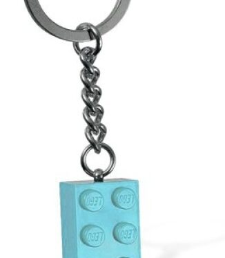 LEGO Sleutelhanger Steen 2×4 AZUURBLAUW