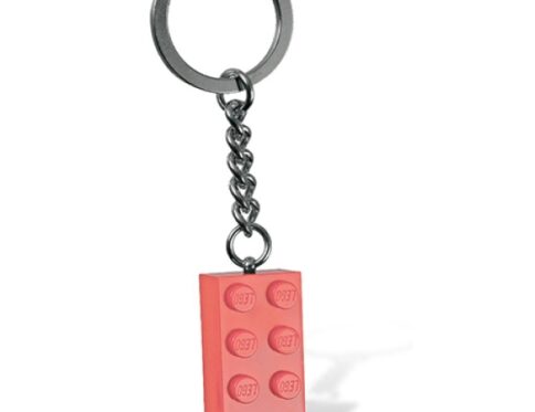 LEGO Sleutelhanger Steen 2×4 KORAAL