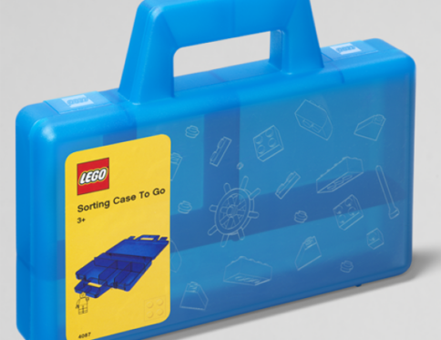 LEGO Sorting Case To Go BLAUW