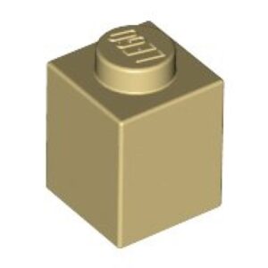LEGO Steen 1x1 BEIGE (100 stuks)